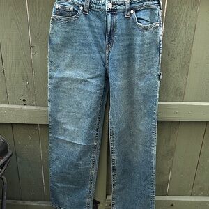 True Religion Blue Wide Leg Flare Jeans